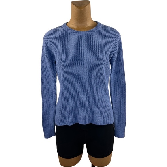 Madewell waffle stitch sweater online